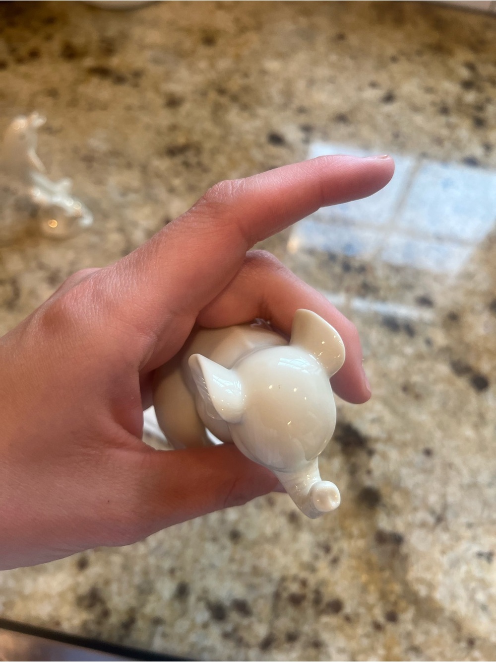 Vintage Lenox 24K Porcelain Elephant and Dolphin Figurines - Picture 12 of 15